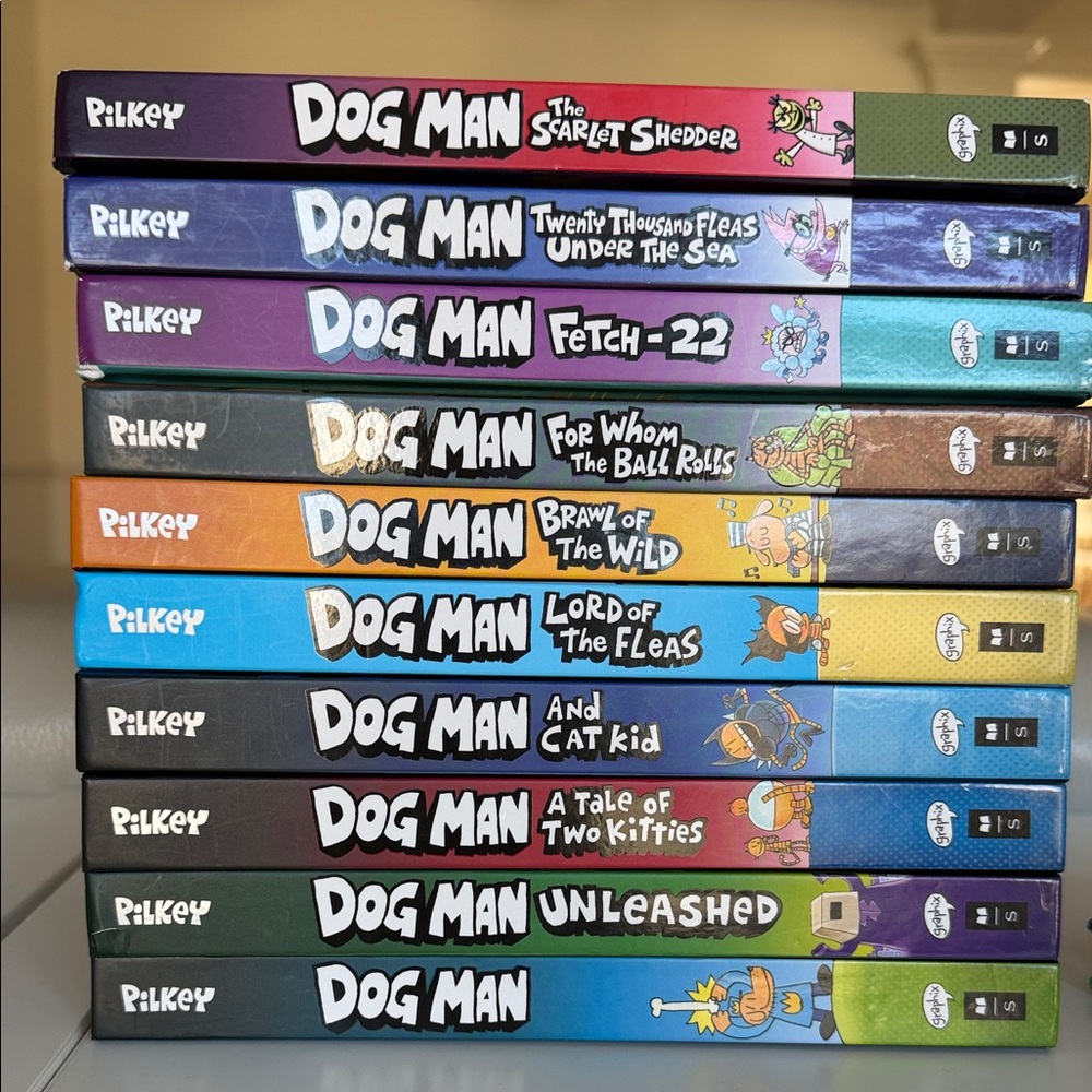 Dog Man Books & more 12 BOOKS